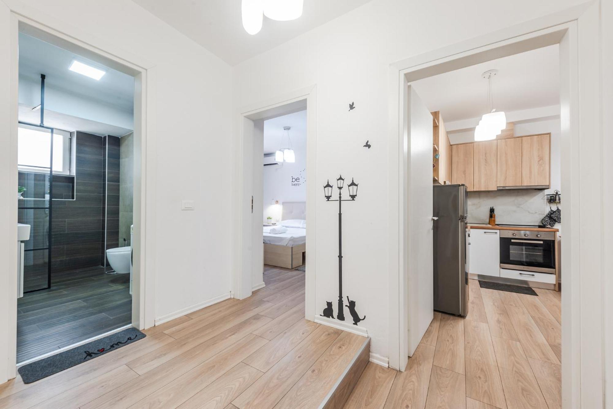 Noir Apartment By Kondo Stays Tirana Kültér fotó