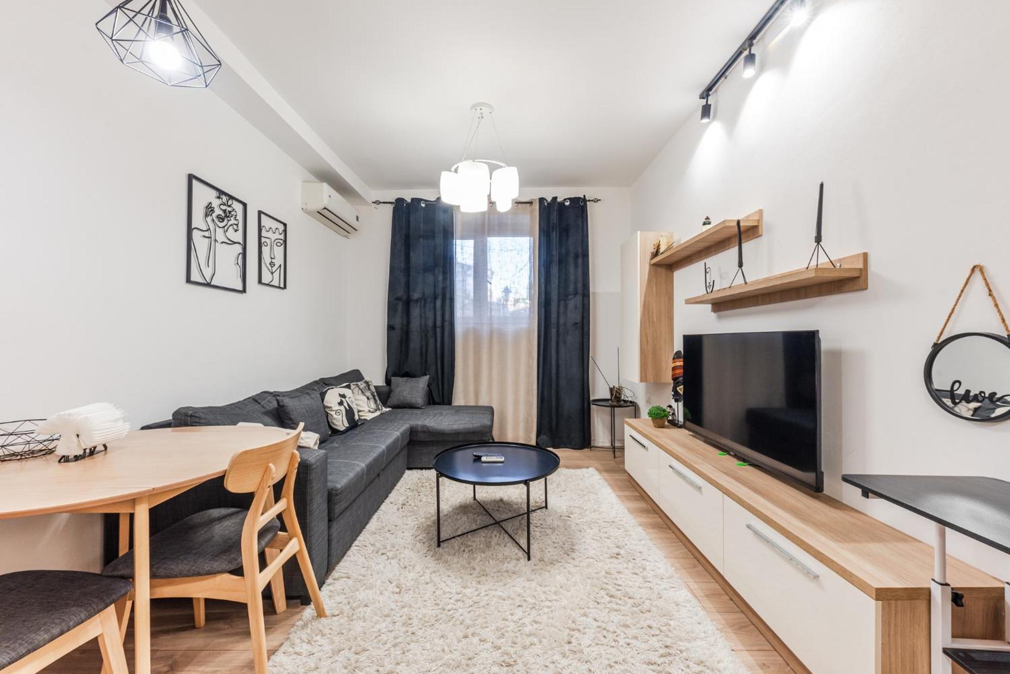 Noir Apartment By Kondo Stays Tirana Kültér fotó